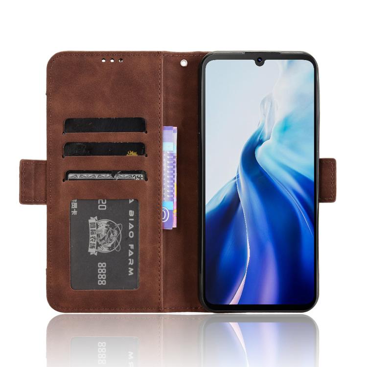 For Cubot A30 Skin Feel Calf Texture Card Slots Leather Phone Case