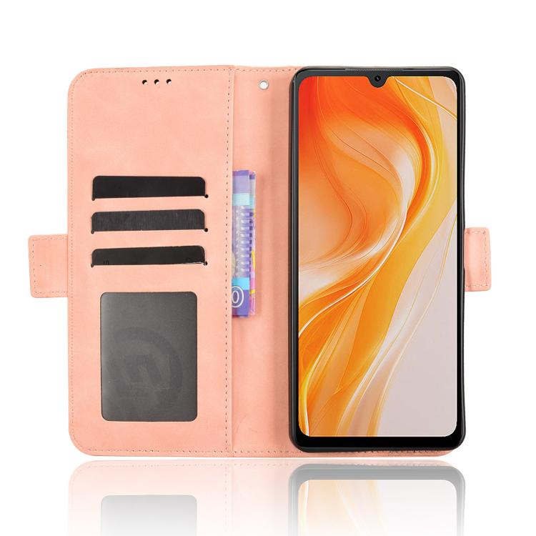 For Cubot P90 Skin Feel Calf Texture Card Slots Leather Phone Case