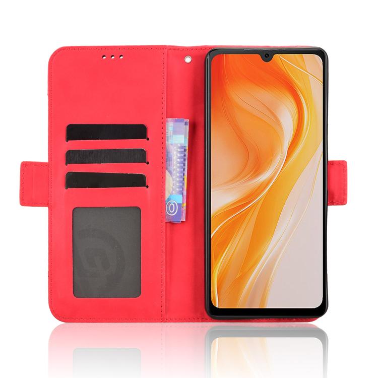 For Cubot P90 Skin Feel Calf Texture Card Slots Leather Phone Case