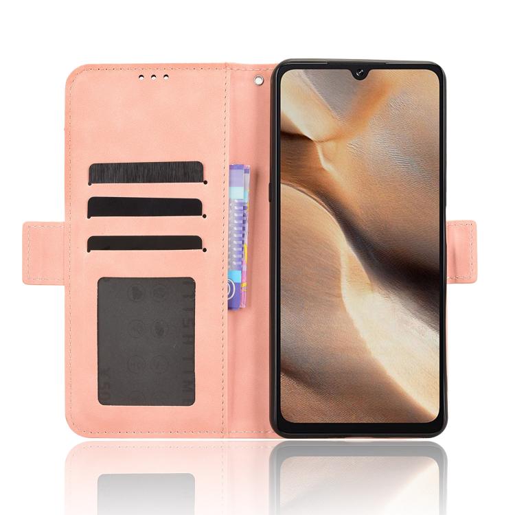 For Cubot X100 Skin Feel Calf Texture Card Slots Leather Phone Case