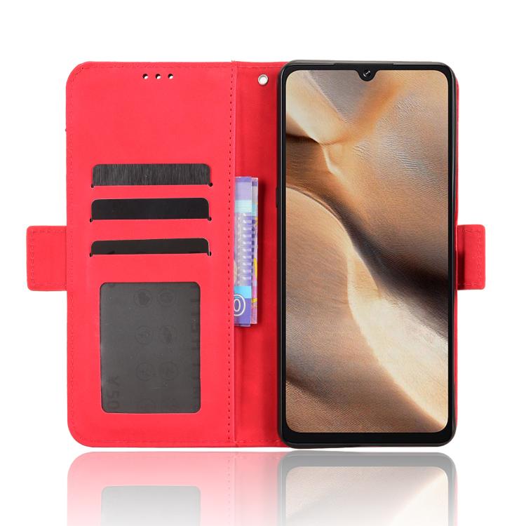 For Cubot X100 Skin Feel Calf Texture Card Slots Leather Phone Case