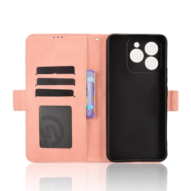 For Cubot Note 60 4G Skin Feel Calf Texture Card Slots Leather Phone Case