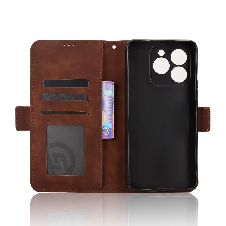 For Cubot Note 60 4G Skin Feel Calf Texture Card Slots Leather Phone Case