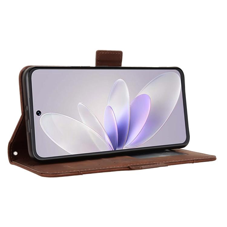 For Cubot Note 60 4G Skin Feel Calf Texture Card Slots Leather Phone Case