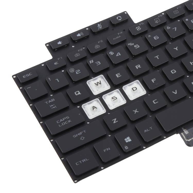 US Version Backlit Laptop Keyboard for Asus TUF Air Air FX516 FX516P FX516PR FX516PM FA516 - Black