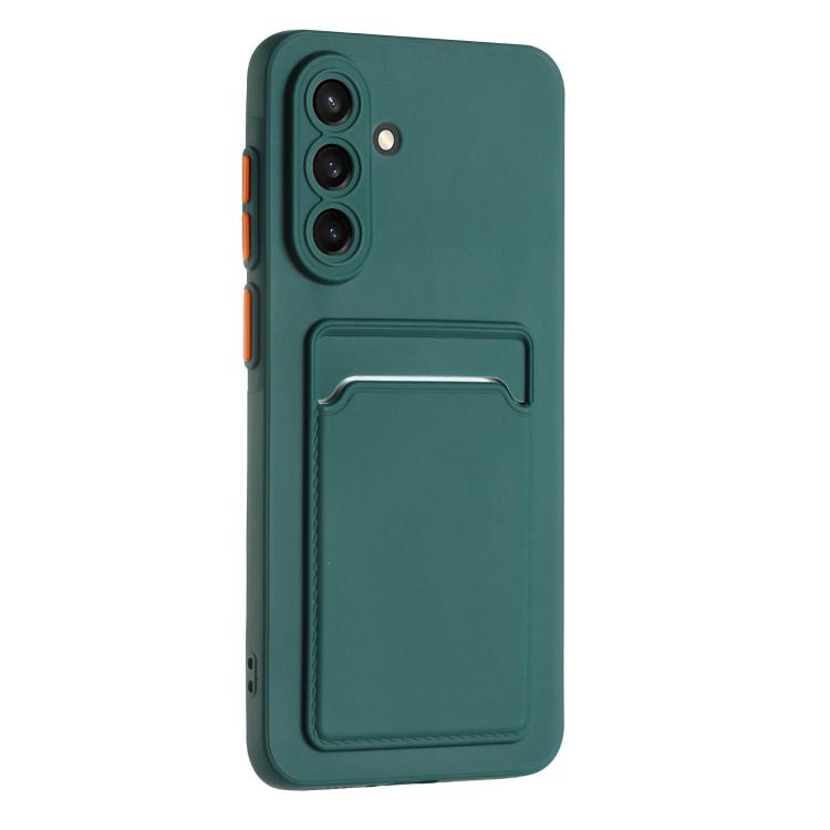 For Samsung Galaxy A36 5G Skin Feel Card Contrast Color Button TPU Phone Case