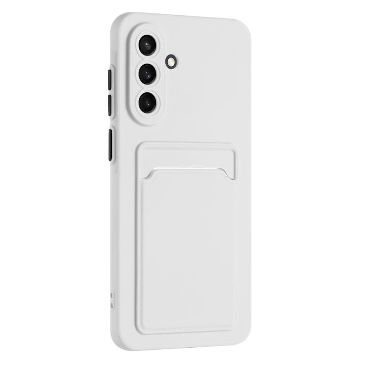 For Samsung Galaxy A36 5G Skin Feel Card Contrast Color Button TPU Phone Case