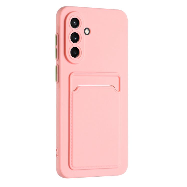 For Samsung Galaxy A36 5G Skin Feel Card Contrast Color Button TPU Phone Case