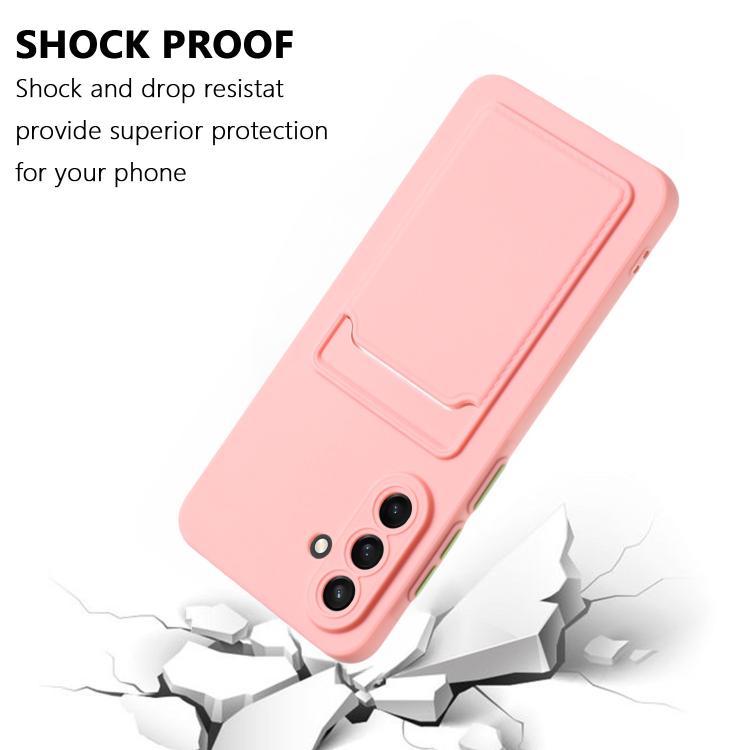 For Samsung Galaxy A36 5G Skin Feel Card Contrast Color Button TPU Phone Case