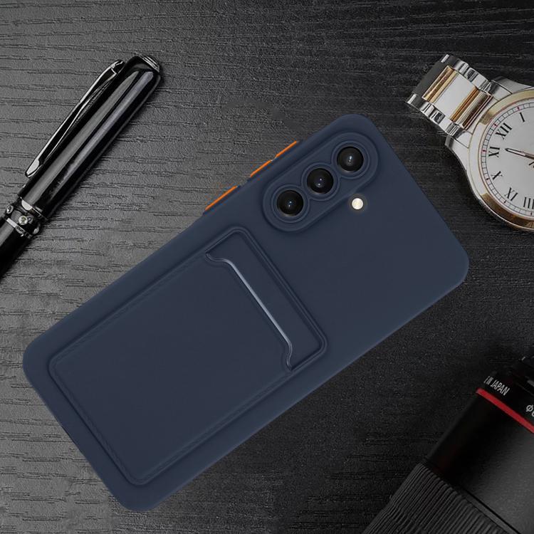 For Samsung Galaxy A36 5G Skin Feel Card Contrast Color Button TPU Phone Case