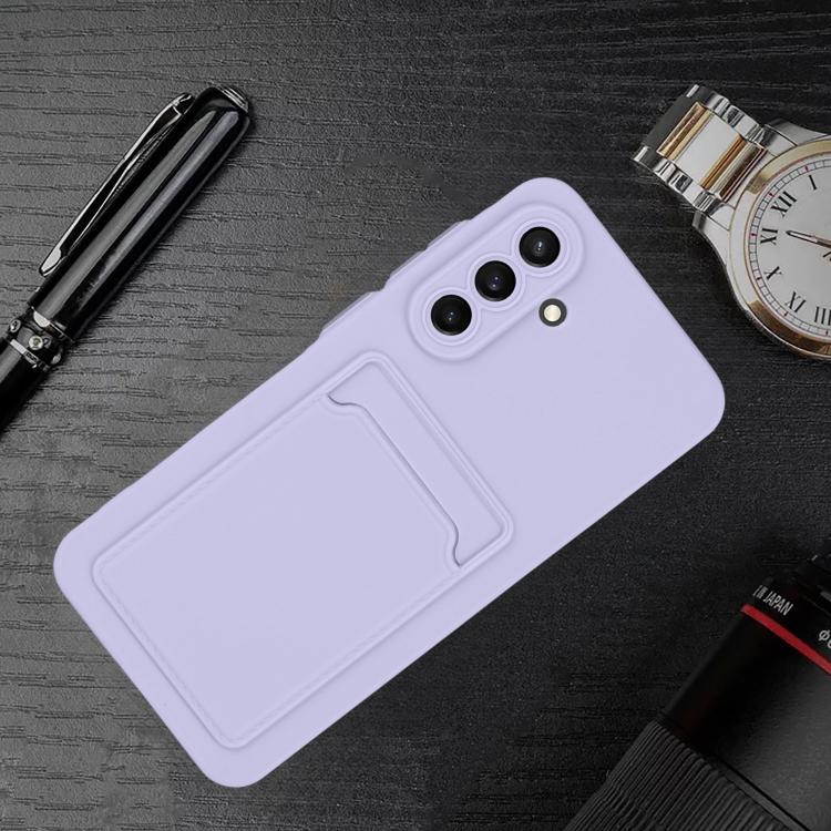 For Samsung Galaxy A56 5G Skin Feel Card Contrast Color Button TPU Phone Case