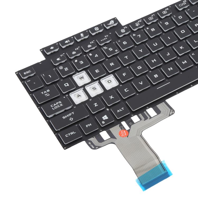 US Version Colorful Backlit Laptop Keyboard for Asus ROG Strix G15 G513 G513Q G513QM G513QY G533 - Black