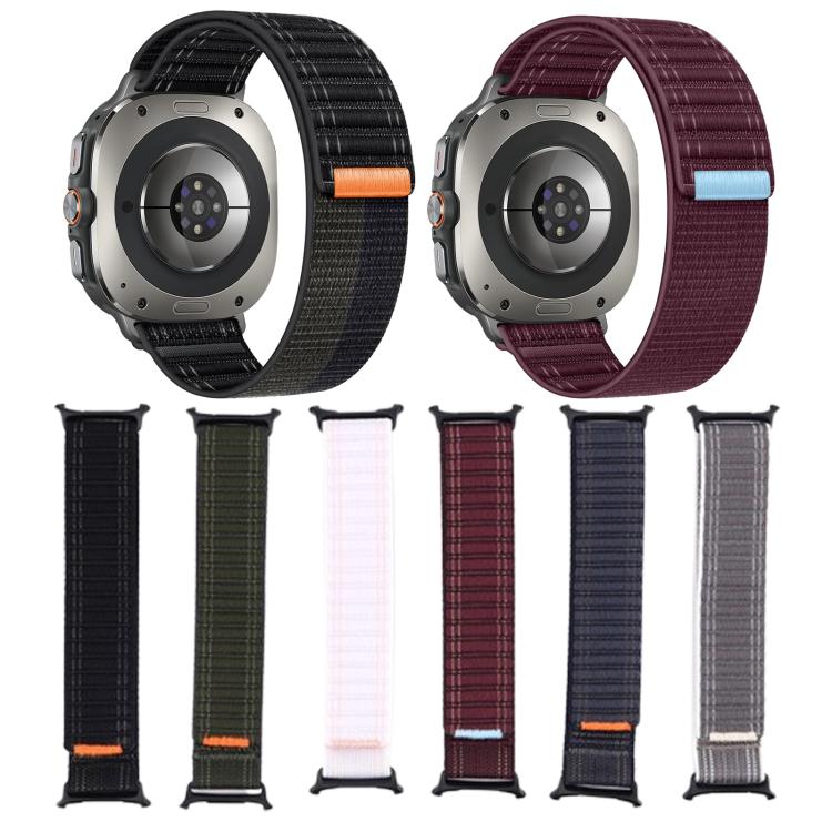 For Samsung Galaxy Watch Ultra 47mm / Ultra 2025 Kalebol Hook and Loop Fastener Nylon Strap
