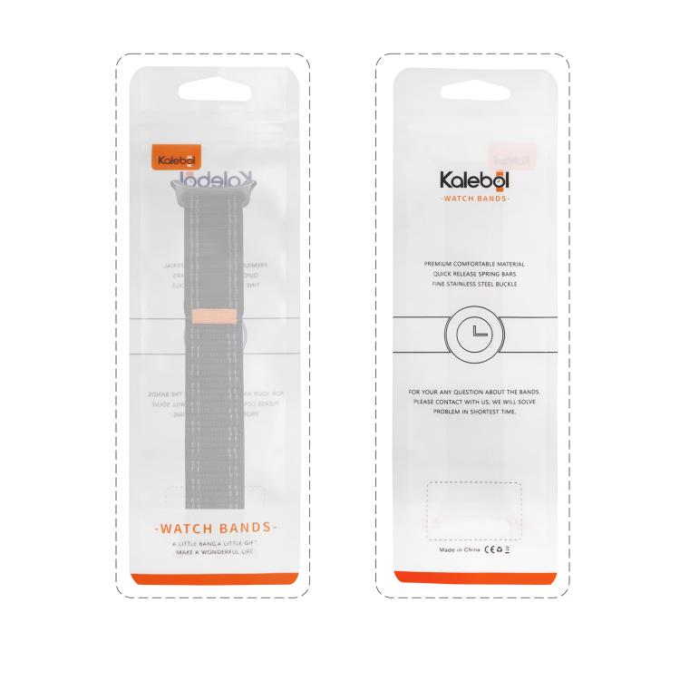 For Samsung Galaxy Watch Ultra 47mm / Ultra 2025 Kalebol Hook and Loop Fastener Nylon Strap