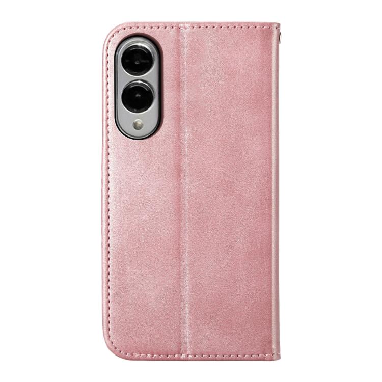 For Samsung Galaxy S25 Edge 5G Cubic Grid Calf Texture Magnetic Leather Phone Case