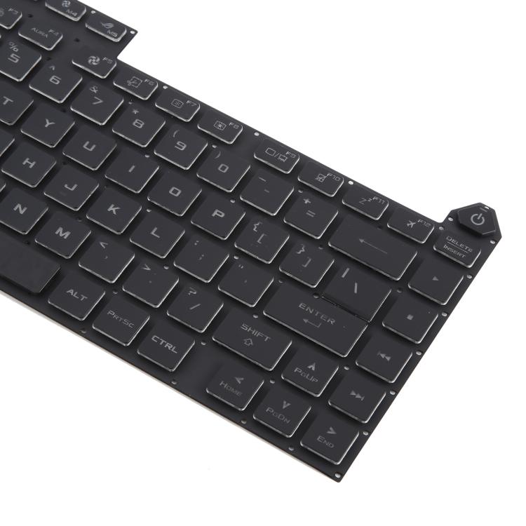 US Version Colorful Backlit Laptop Keyboard for Asus ROG Strix G16 G614 G614JU G634 G634JY 2023 - Black