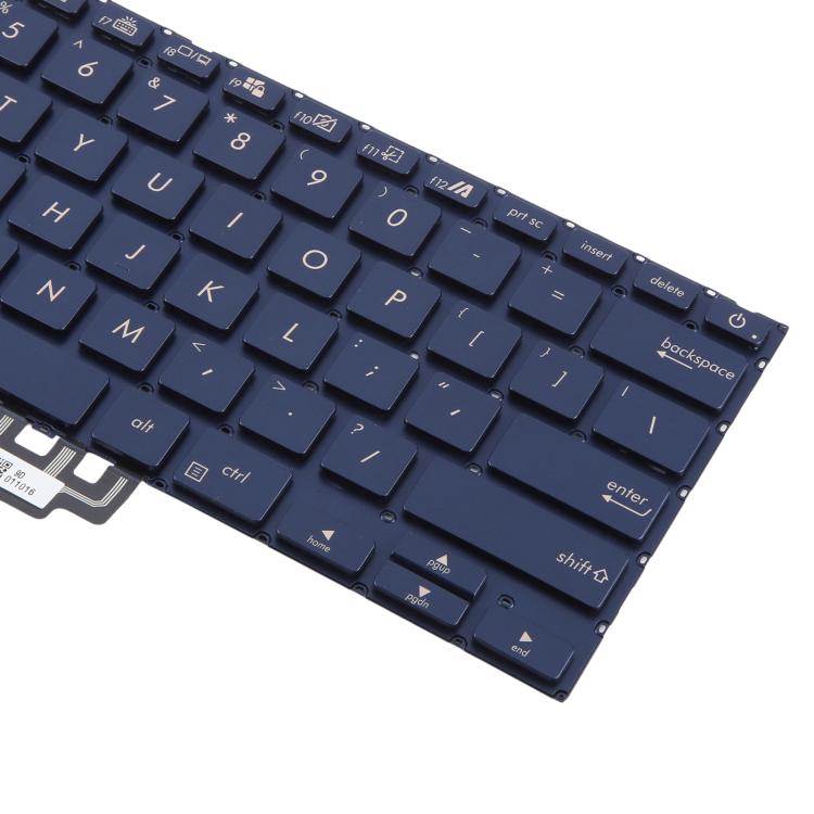 US Version Backlit Laptop Keyboard for Asus ZenBook 14 UX434 UX434F UX434FA UX434FL UX434FLC - Blue