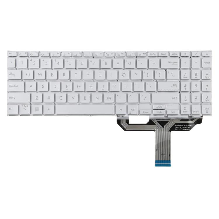 US Version Backlit Laptop Keyboard for Asus Vivobook 15 X1502 X1502ZA X1502Z X1502VA B1502 B1502CBA - Silver