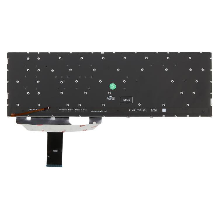 US Version Backlit Laptop Keyboard for Asus Vivobook 15 X1502 X1502ZA X1502Z X1502VA B1502 B1502CBA - Silver