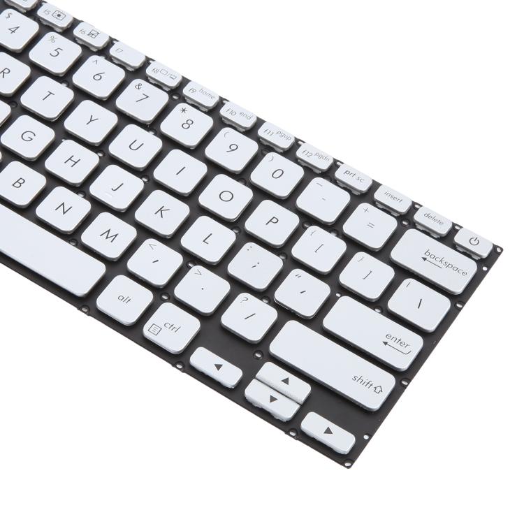 US Version Laptop Keyboard for Asus VivoBook 14 X420 X420F X420FA X420U A420F A420 A420U S420 S420UA P1411F P1411FA - Silver