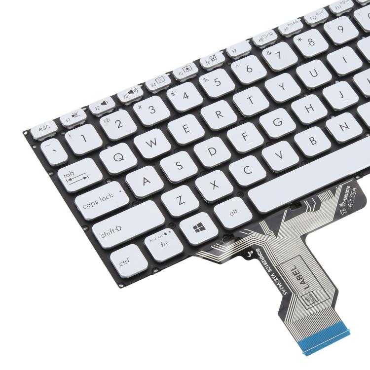US Version Laptop Keyboard for Asus VivoBook 14 X420 X420F X420FA X420U A420F A420 A420U S420 S420UA P1411F P1411FA - Silver