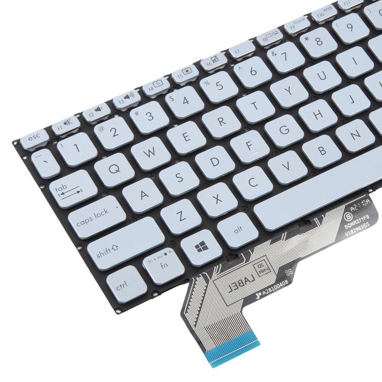 US Version Laptop Keyboard for Asus Adol14 ADOL14FA S403F A403F X403F ADOL13u - Silver