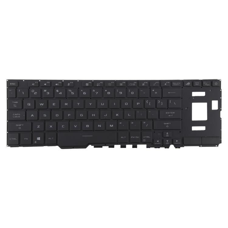 US Version Backlit Laptop Keyboard for Asus ROG Zephyrus Duo 15 inch GX550L GX550 GX550LXS GX550LWS GX551 GX551Q - Black