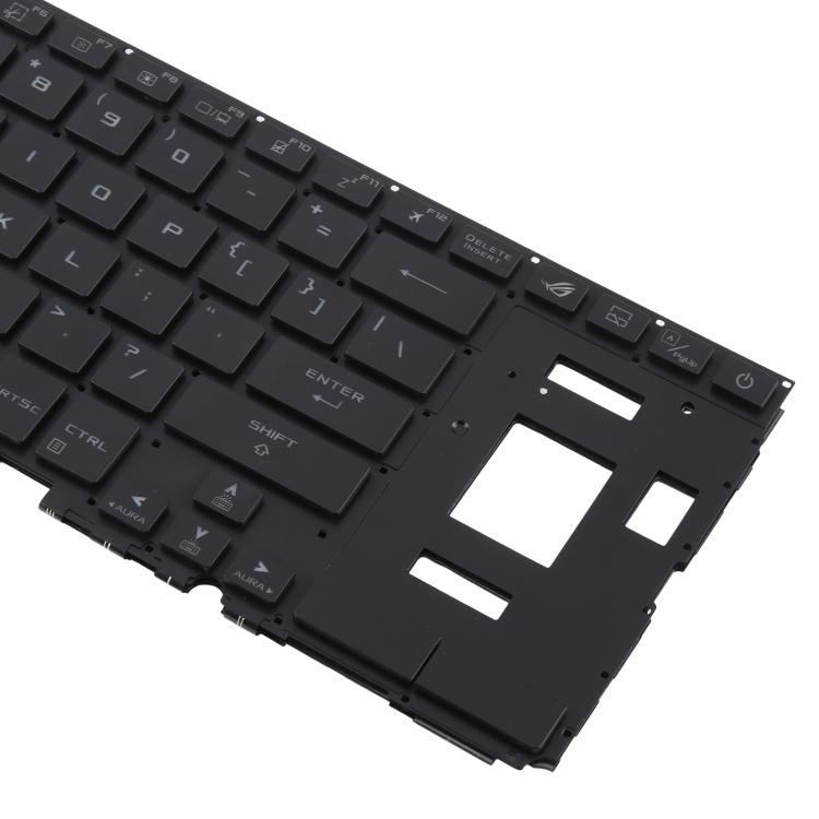 US Version Backlit Laptop Keyboard for Asus ROG Zephyrus Duo 15 inch GX550L GX550 GX550LXS GX550LWS GX551 GX551Q - Black