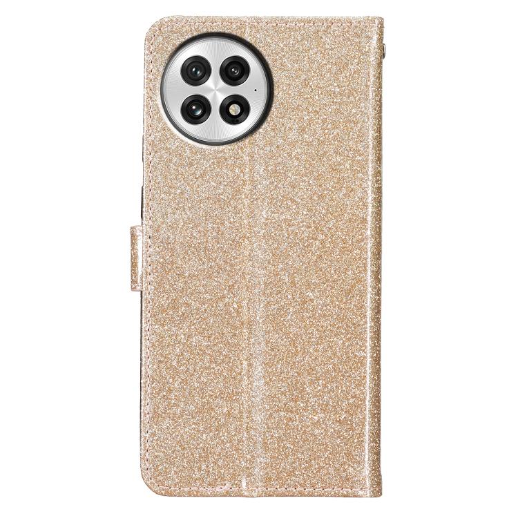 For OnePlus 13 Glitter Powder Flip Leather Phone Case