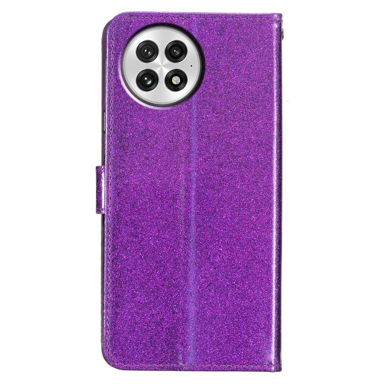 For OnePlus 13 Glitter Powder Flip Leather Phone Case