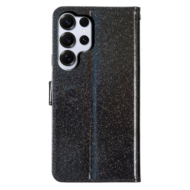 For Samsung Galaxy S26 Ultra 5G Glitter Powder Flip Leather Phone Case