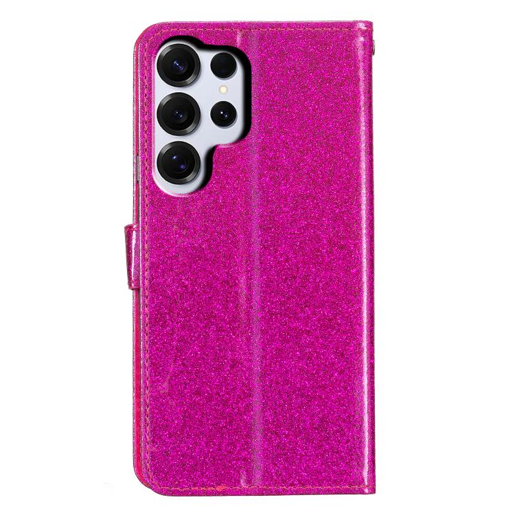 For Samsung Galaxy S26 Ultra 5G Glitter Powder Flip Leather Phone Case