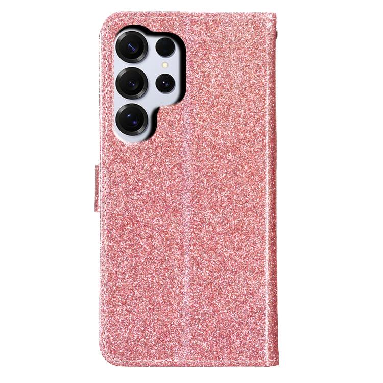 For Samsung Galaxy S26 Ultra 5G Glitter Powder Flip Leather Phone Case