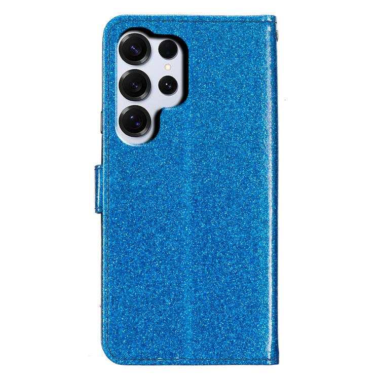 For Samsung Galaxy S26 Ultra 5G Glitter Powder Flip Leather Phone Case
