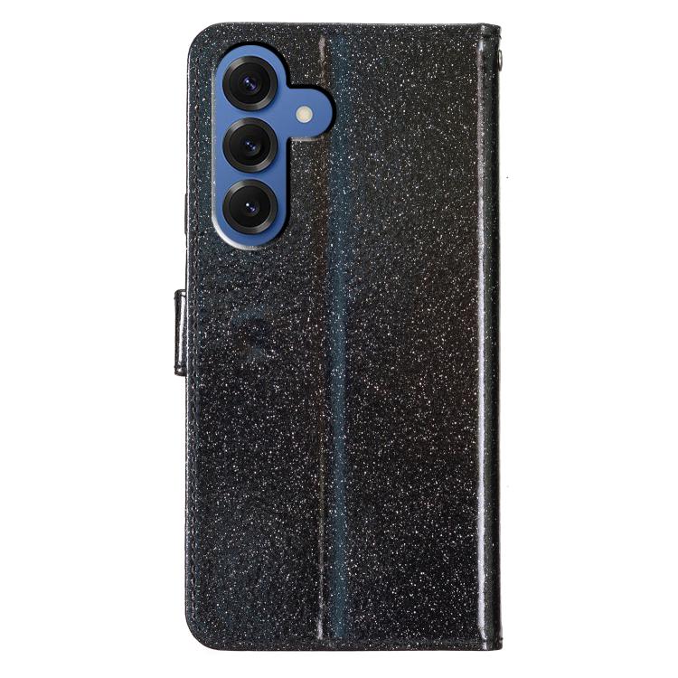 For Samsung Galaxy S26 5G Glitter Powder Flip Leather Phone Case