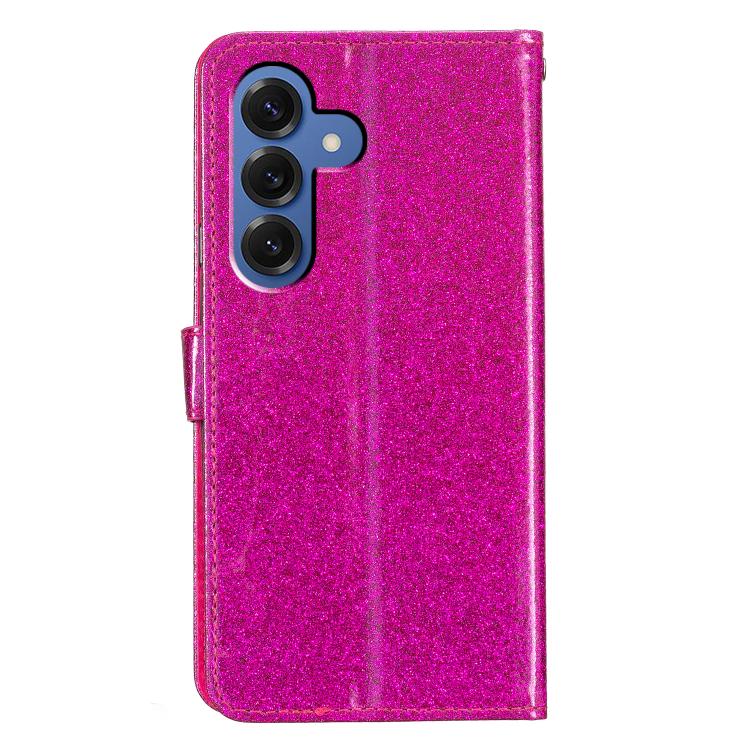 For Samsung Galaxy S26 5G Glitter Powder Flip Leather Phone Case