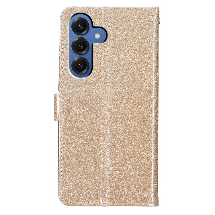 For Samsung Galaxy S26 5G Glitter Powder Flip Leather Phone Case