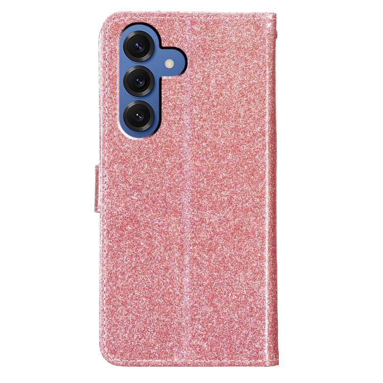 For Samsung Galaxy S26 5G Glitter Powder Flip Leather Phone Case