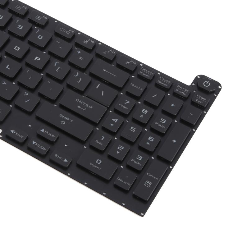 US Version RGB Backlit Laptop Keyboard for Asus ROG Stirx G17 G713 G713Q G713QE G713QY G713QR G713RX G713RS G713RC G713IR G713IH - Black