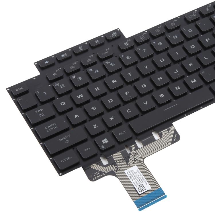 US Version RGB Backlit Laptop Keyboard for Asus ROG Stirx G17 G713 G713Q G713QE G713QY G713QR G713RX G713RS G713RC G713IR G713IH - Black