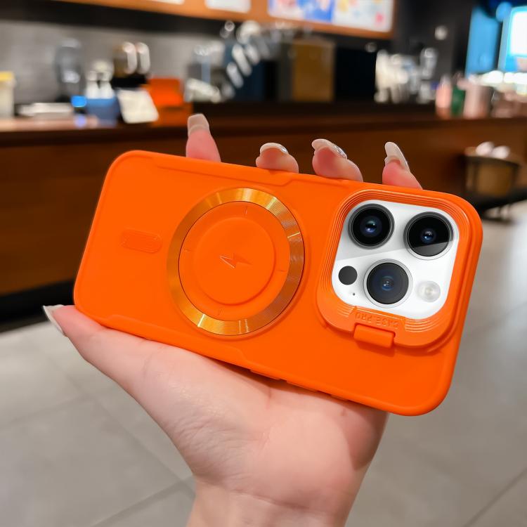 For iPhone 14 Pro Max Lens Frame Holder Blade MagSafe Phone Case