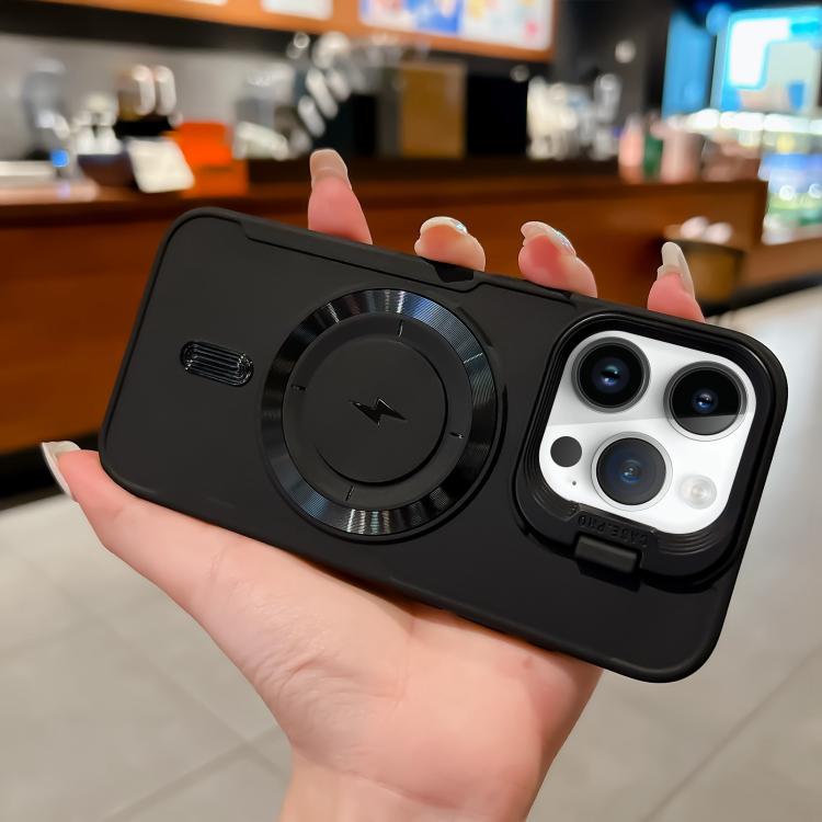 For iPhone 13 Pro Max Lens Frame Holder Blade MagSafe Phone Case
