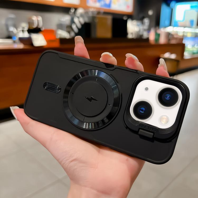 For iPhone 13 Lens Frame Holder Blade MagSafe Phone Case