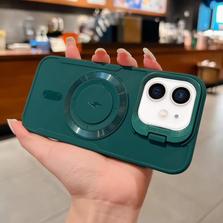 For iPhone 12 Lens Frame Holder Blade MagSafe Phone Case