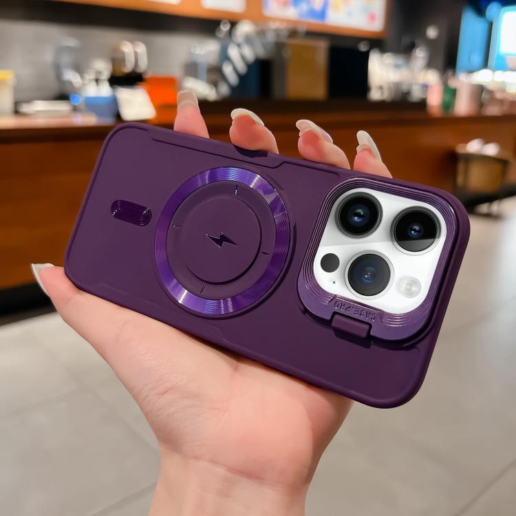 For iPhone 12 Pro Max Lens Frame Holder Blade MagSafe Phone Case