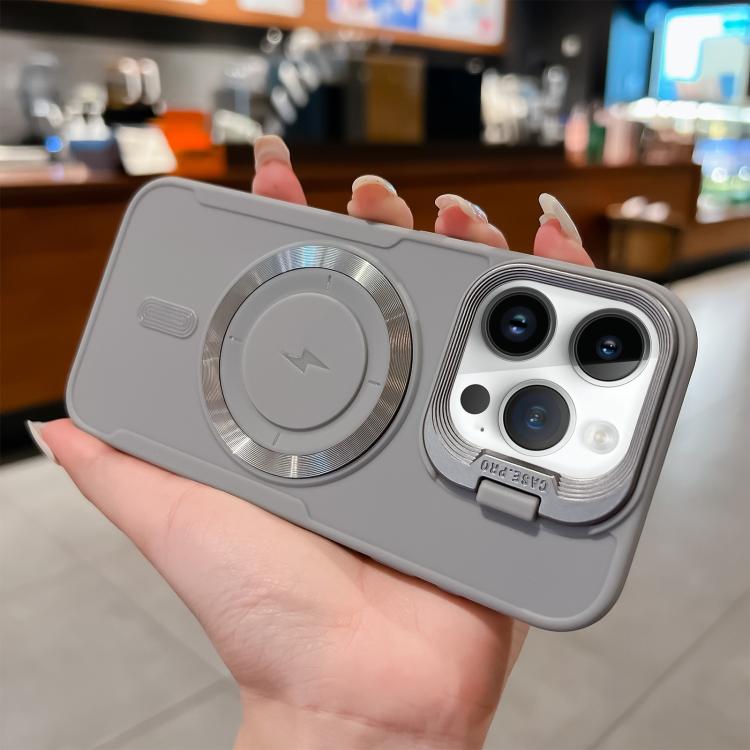For iPhone 12 Pro Max Lens Frame Holder Blade MagSafe Phone Case