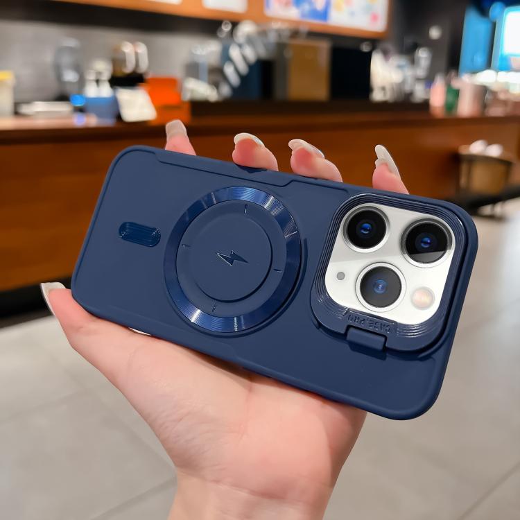 For iPhone 11 Pro Max Lens Frame Holder Blade MagSafe Phone Case