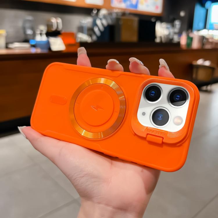 For iPhone 11 Pro Max Lens Frame Holder Blade MagSafe Phone Case