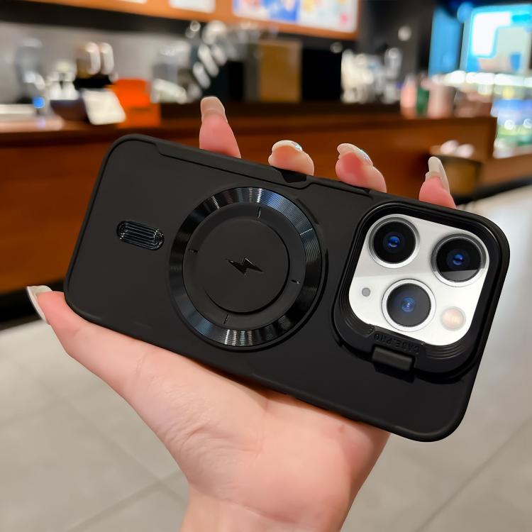For iPhone 11 Pro Max Lens Frame Holder Blade MagSafe Phone Case