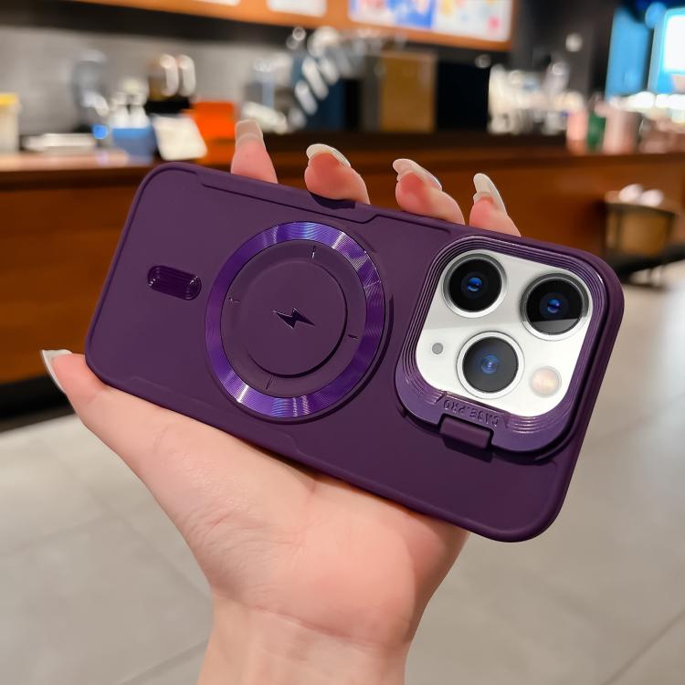 For iPhone 11 Pro Max Lens Frame Holder Blade MagSafe Phone Case